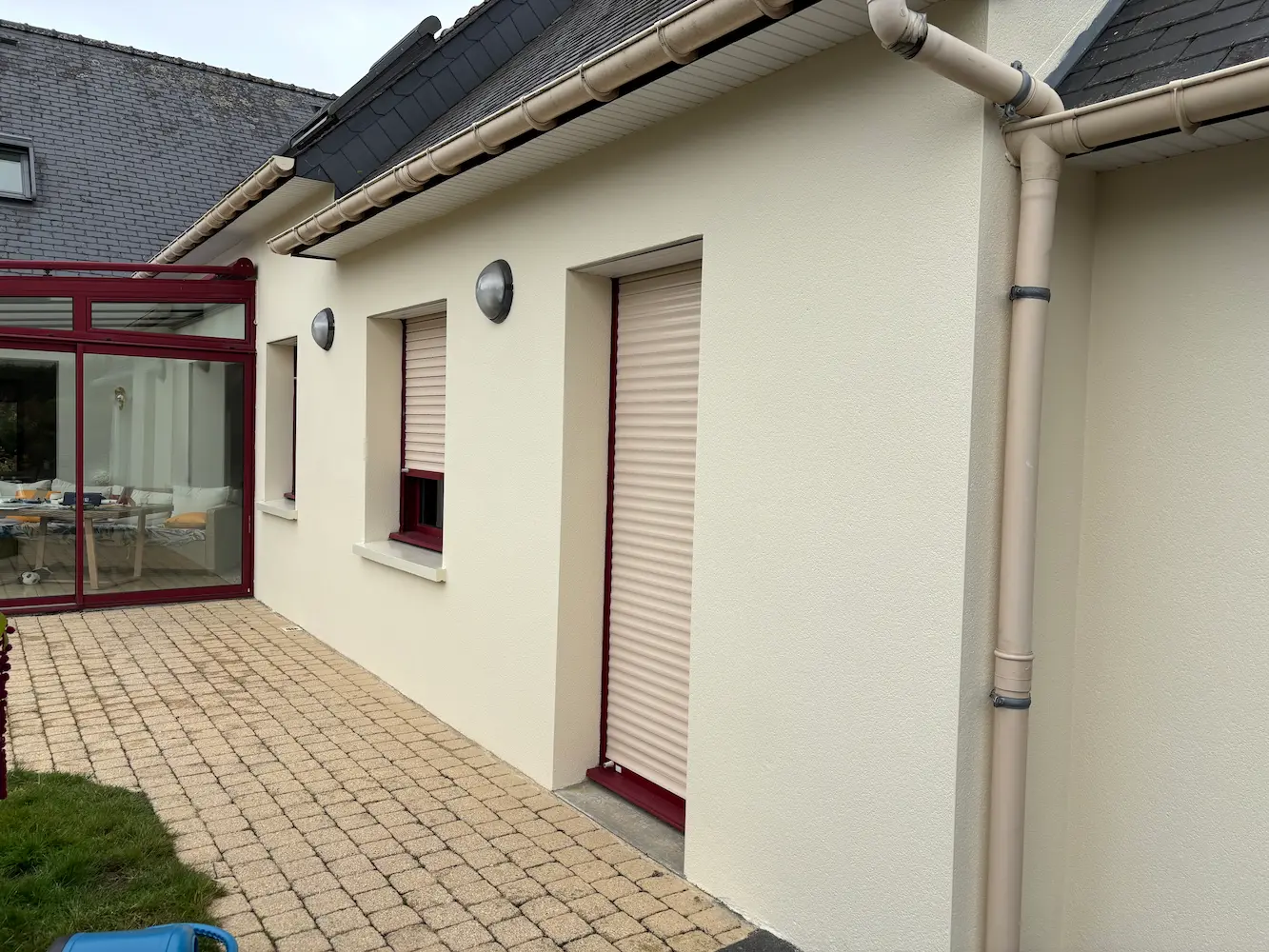 Peinture de façade maison Ercé-près-Liffré — ravalement et finition extérieure